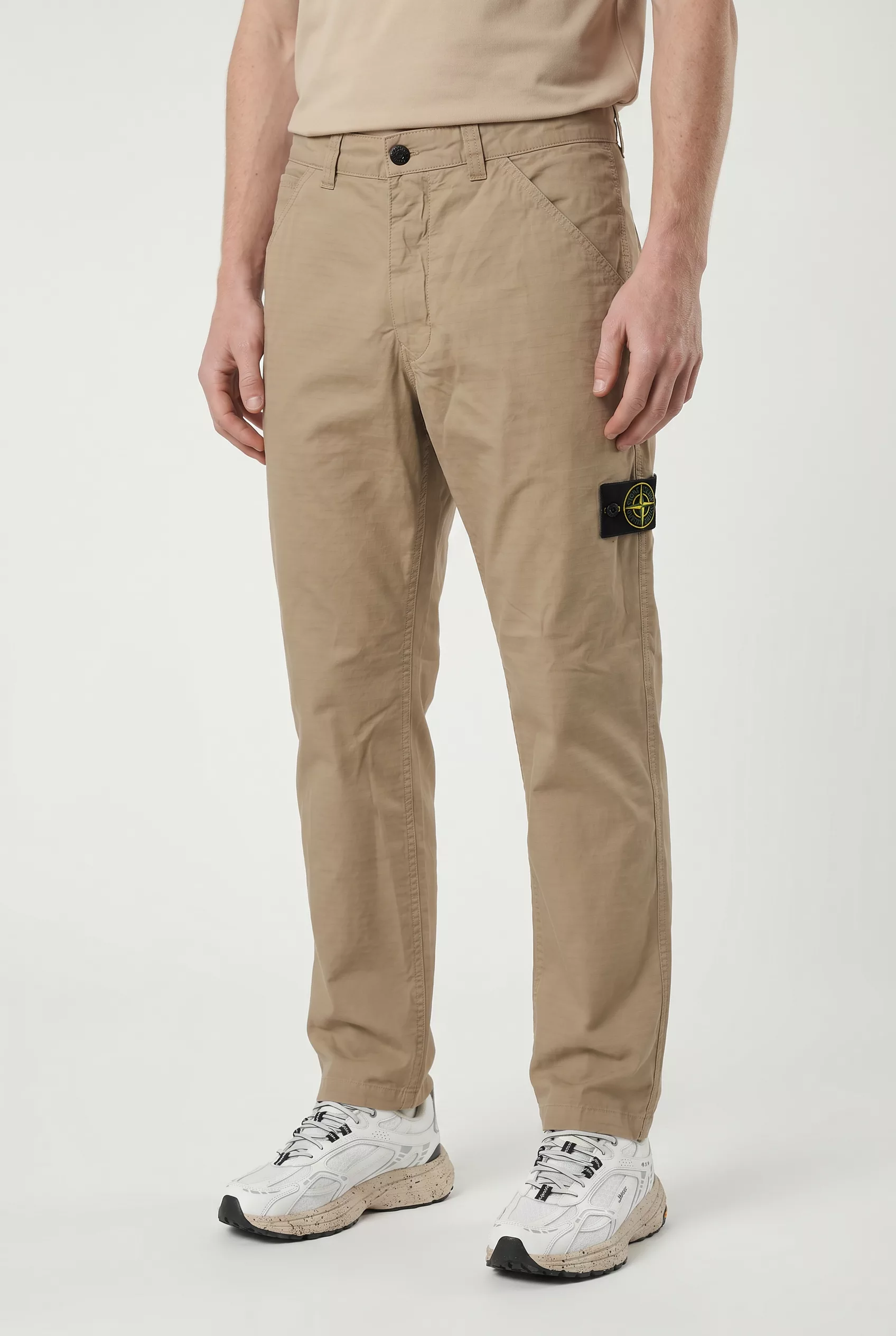 PANTALON STONE ISLAND BEIGE 3100008-V009A