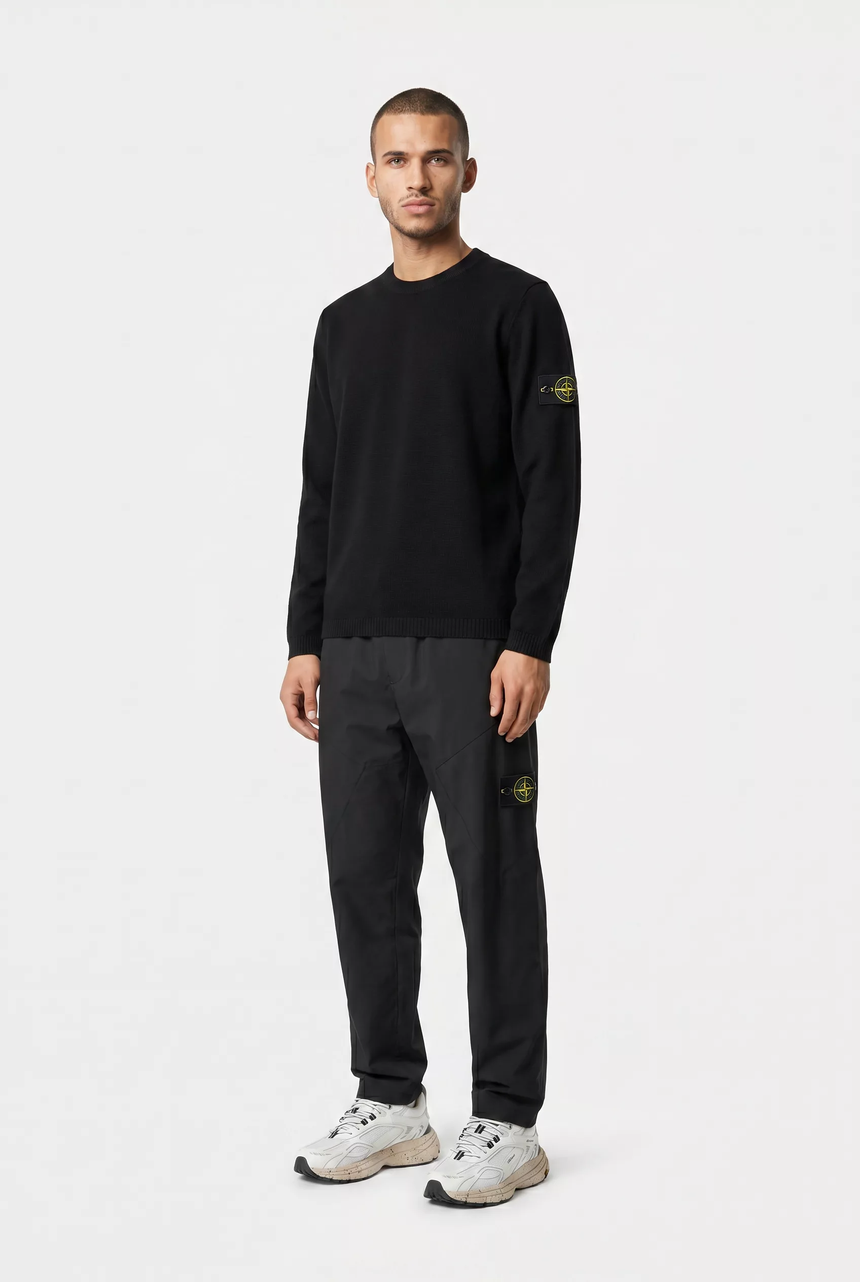 STONE ISLAND Pantalon Noir